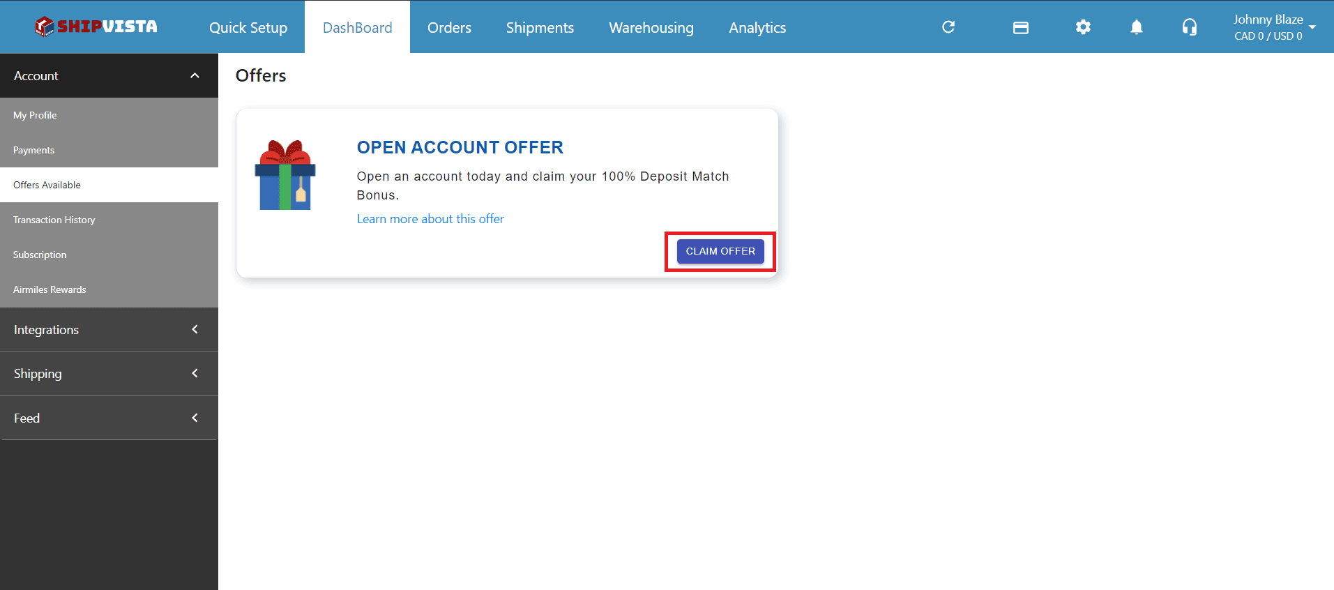 New User Offer Step-2