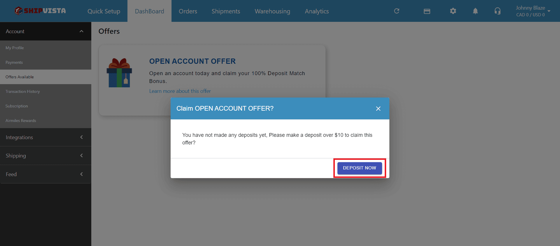 New User Offer Step-3